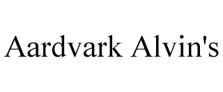 AARDVARK ALVIN'S