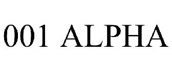 001 ALPHA