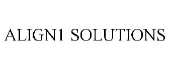 ALIGN1 SOLUTIONS