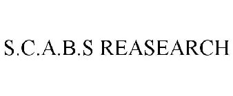 S.C.A.B.S REASEARCH