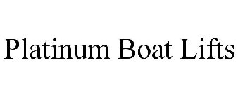 PLATINUM BOAT LIFTS