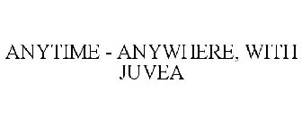 ANYTIME - ANYWHERE, WITH JUVEA