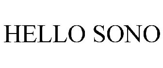 HELLO SONO