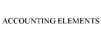 ACCOUNTING ELEMENTS