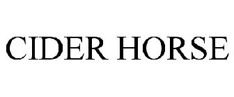 CIDER HORSE