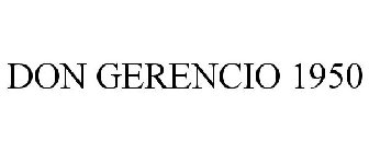 DON GERENCIO 1950