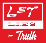L=T L.I.E.S. = TRUTH