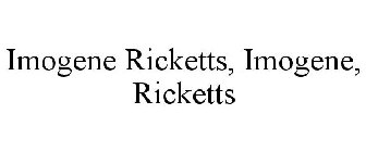 IMOGENE RICKETTS, IMOGENE, RICKETTS