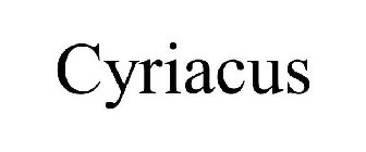 CYRIACUS