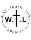 WAY . TRUTH . LIFE APPAREL W.T.L