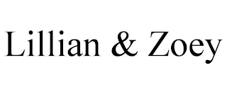 LILLIAN & ZOEY