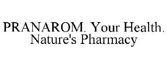 PRANAROM. YOUR HEALTH. NATURE'S PHARMACY