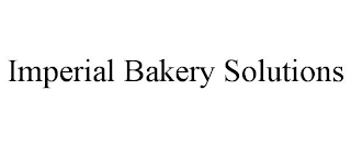 IMPERIAL BAKERY SOLUTIONS