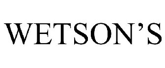 WETSON'S