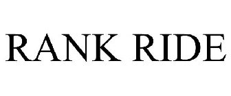 RANK RIDE