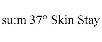 SU:M 37° SKIN STAY