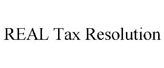 REAL TAX RESOLUTION
