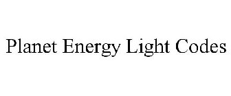 PLANET ENERGY LIGHT CODES