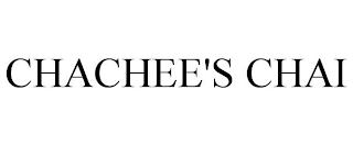 CHACHEE'S CHAI