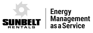 SUNBELT RENTALS ENERGY MANAGEMENT AS A SERVICE