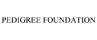 PEDIGREE FOUNDATION