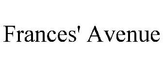 FRANCES' AVENUE