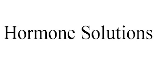 HORMONE SOLUTIONS