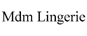 MDM LINGERIE