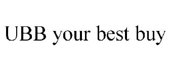 UBB YOUR BEST BUY