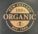 NEW ZEALAND 100% ORGANIC EST. 1969