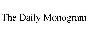 THE DAILY MONOGRAM