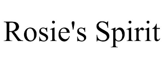 ROSIE'S SPIRIT