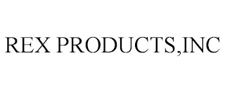 REX PRODUCTS,INC