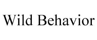 WILD BEHAVIOR