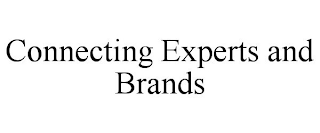 CONNECTING EXPERTS AND BRANDS