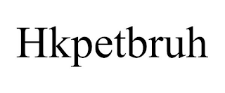 HKPETBRUH