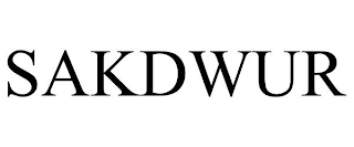 SAKDWUR