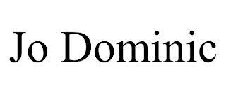 JO DOMINIC