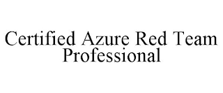 CERTIFIED AZURE RED TEAM PROFESSIONAL