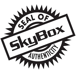 SKYBOX SEAL OF AUTHENTICITY