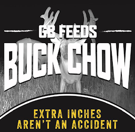 GB FEEDS BUCK CHOW EXTRA INCHES AREN'T AN ACCIDENT