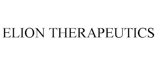 ELION THERAPEUTICS
