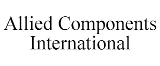 ALLIED COMPONENTS INTERNATIONAL