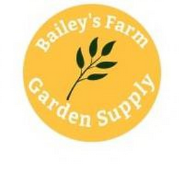 BAILEY'S FARM GARDEN SUPPLY