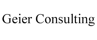 GEIER CONSULTING