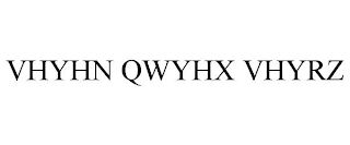 VHYHN QWYHX VHYRZ