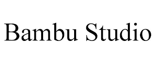 BAMBU STUDIO