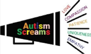 AUTISM SCREAMS LOVE COMPASSION PATIENCE UNIQUENESS EMPATHY