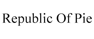 REPUBLIC OF PIE