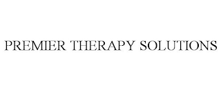 PREMIER THERAPY SOLUTIONS